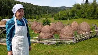 Amazing Life In Shoria Mountains. Russia Village Life