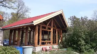 Building a beautiful cabin with logs - part04