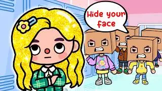 I Hid My Face At My New School 😳✨