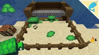 SUPER SIMPLE Turtle Farm for Minecraft (Turtle Scute / Turtle Eggs)