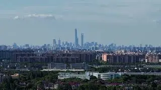 郊区看上海市区是什么样的？