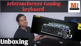 Zebronics Transformer Gaming Multimedia USB Keyboard and Mouse Combo Unboxing