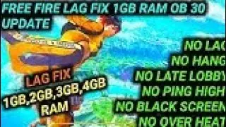 Free fire lag fix super smooth config file with 1gb ram gameplay proof