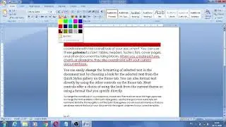 How to format text font,list, drop cap, set alignment and Change Case in Microsoft Word 2007