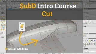 Autodesk Alias Tutorials, SubD Intro 13 - Cut