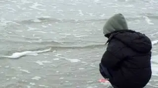 Kind auf Borkum. Südstrand.