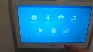 How to connect video intercom CTV-M4103AHD, menu overview.