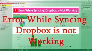 Error While Syncing Dropbox is not Working . Bookkeeper software