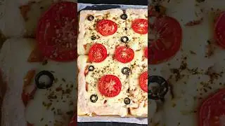 Tasty Bread Pizza in Few Minutes #shorts | Mystery Flavor 🍕🍕
