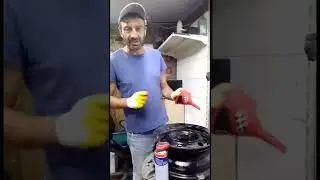 How to install a valve (nipple, fitting) without disassembling the wheel