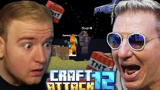 SCHRADIN FÜHRT KRIEG gegen GANZ CRAFT ATTACK 12 💀 (ging schief)