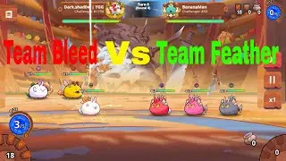 Axie Infinity Origins Team Bleed Vs High Level Team Feather Season 8 Mystic Era Team Preseason 8
