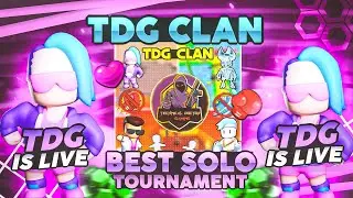 TDG Clan - Best Solo Tournament Live | Stumble Guys Live ❤️ Emote On🤓