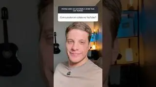 How to post to collab on YouTube