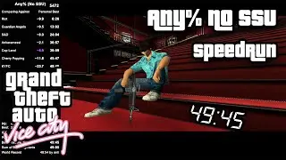GTA Vice City story completed in 49 minutes 45 seconds (speedrun)