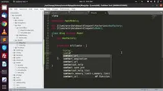 Tutorial 10: Create method in Eloquent | Laravel