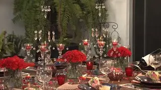 Arreglo de mesa para servir una  Paella
