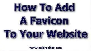 How To Add a Favicon To Your Website