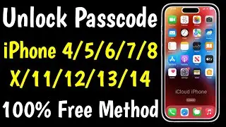 Unlock Forgot Passcode All Models iPhone | Unlock iPhone Without Passcode