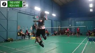 Partai Final..! FUAD RUDHY VS REZA FARID Tarkam Badminton Makassar