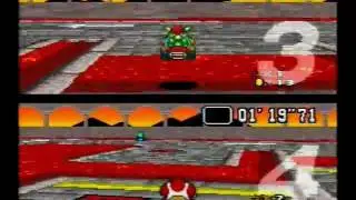 Super Mario Kart -- 150cc Star Cup, 2-Player Mode