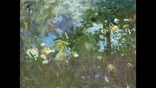 Деревья у воды. Картины Бато Дугаржапова