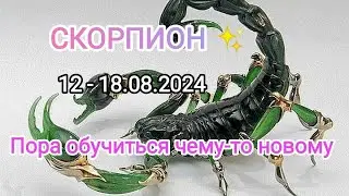 СКОРПИОН ✨12 - 18.08.2024✨ Тароскоп.