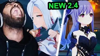 2.4 GENSHIN IMPACT LOOKS ABSOLUTELY INSANE! NEW GENSHIN 2.4 TRAILER REACTION!