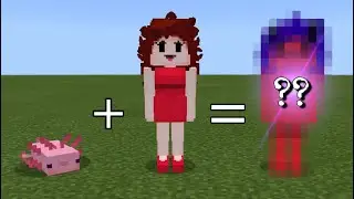 Axolotl + Girlfriend = ?? - Friday Night Funkin mod (addon) in Minecraft PE FNF