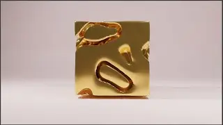 BLENDER GEOMETRY NODES AMAZING GOLD ABSTRUCT