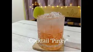 How to make a cocktail called "Pinky"| Easy cocktail to make at home| The mixologist.