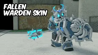 FALLEN WARDEN SKIN REVIEW | Tower Defense Simulator | ROBLOX
