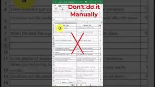 How to remove blank cells in Excel I EXCEL TUTORIAL I EXCEL TIPS AND TRICKS #shorts