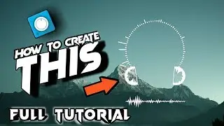 How to create Headphone Audio Spectrum Visualizar template full tutorial in avee player