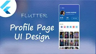 Flutter Profile Page UI Design | Flutter Beautiful UI | Flutter Tutorials | Flutter Speed Code
