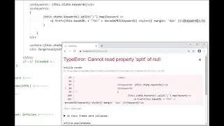 ✅  Solved: Error message:TypeError: Cannot read property 'split' of null in React