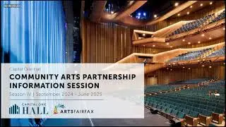Season IV Capital One Hall Information Session 2023