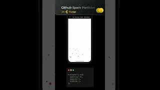 Github spark like particle float for Flutter