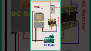Parker Dc drive Power connection #AutomationBD