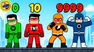 ЭВОЛЮЦИЯ СУПЕРГЕРОЕВ, МАКСИМАЛЬНЫЙ УРОВЕНЬ#8! The Superhero League