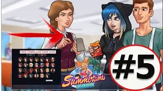 LATEST VERSION SUMMERTIME SAGA WALKTHROUGH #5 - The Cafeteria and The Awesome Reward!, Exam
