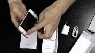 Распаковка нового iPhone 5s Gold 16Gb 