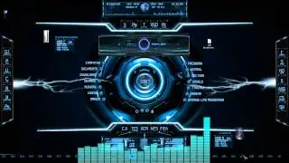 HUD Digital Rainmeter Skin