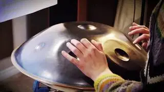 Recording session: Hang drum for the title track of the upcoming album.