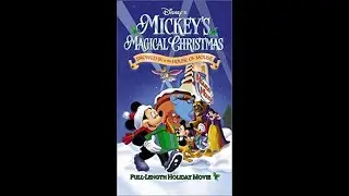 Opening to Mickey's Magical Christmas Snowed In At The House Of Mouse 2001 VHS