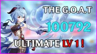 Ganyu LV1 LITERALLY ...