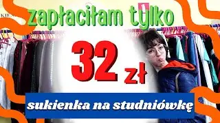 CHALLENGE - Sukienka na studniówkę z lumpeksu | Sandra Jurczak