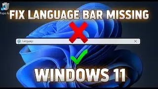 Fix Language Bar Missing From Taskbar Windows 11 Keyboard Layout Bar Missing