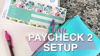 New Etsy Releases :: June Paycheck Two Budget Setup