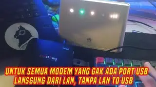 Setting Modem Ke STB Lewat LAN bukan USB Modem Tanpa LAN to USB